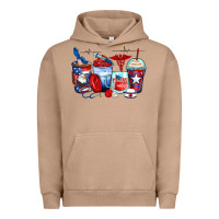 Pigment Burro American nurse coffee cups Urban Hoodie - Zillion Design Studio
