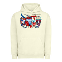 Pigment Pistachio American nurse coffee cups Urban Hoodie - Zillion Design Studio