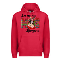 Cardinal la mama mos chingona Premium Hoodie - texasbilliewilder