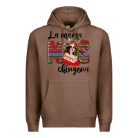Chestnut la mama mos chingona Premium Hoodie - texasbilliewilder