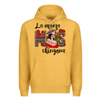 Mustard la mama mos chingona Premium Hoodie - texasbilliewilder