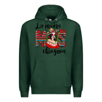 Sports Green la mama mos chingona Premium Hoodie - texasbilliewilder