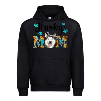 Black husky mom western Urban Hoodie - RanaPortraitStore