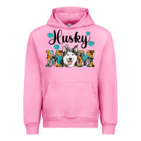 Fuchsia Pink husky mom western Urban Hoodie - RanaPortraitStore