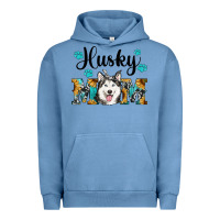 Pigment Pebble Blue husky mom western Urban Hoodie - RanaPortraitStore