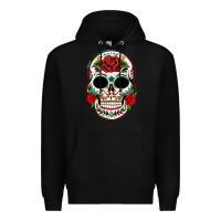 Black mexican day of the dead Premium Hoodie - texasbilliewilder
