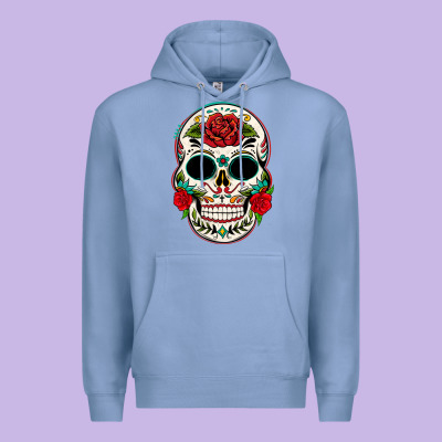 Mexican Day Of The Dead Premium Hoodie Designed By Texasbilliewilder
