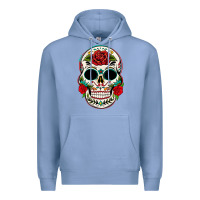 Colony Blue mexican day of the dead Premium Hoodie - texasbilliewilder