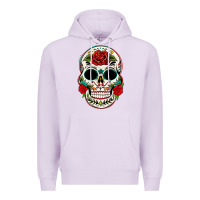 Lilac mexican day of the dead Premium Hoodie - texasbilliewilder