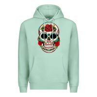 Seafoam mexican day of the dead Premium Hoodie - texasbilliewilder