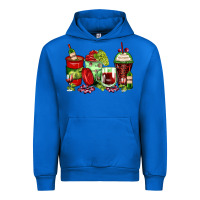 Cobalt wine coffee cups Urban Hoodie - Zillion Design Studio