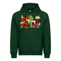 Forest Green wine coffee cups Urban Hoodie - Zillion Design Studio
