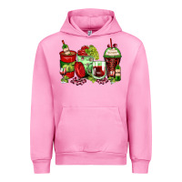 Fuchsia Pink wine coffee cups Urban Hoodie - Zillion Design Studio