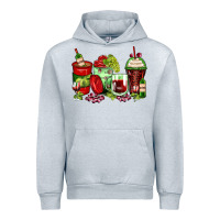 Heather Grey wine coffee cups Urban Hoodie - Zillion Design Studio