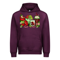 Mauve Wine wine coffee cups Urban Hoodie - Zillion Design Studio