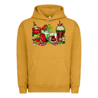 Pigment Peanut Butter wine coffee cups Urban Hoodie - Zillion Design Studio