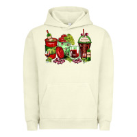 Pigment Pistachio wine coffee cups Urban Hoodie - Zillion Design Studio