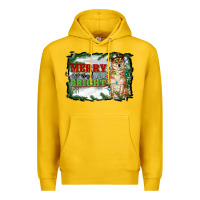 Lemon merry and bright shiba inu Premium Hoodie - RanaPortraitStore