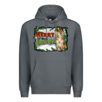 Rock merry and bright shiba inu Premium Hoodie - RanaPortraitStore