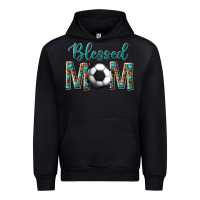 Black western blessed mom with soccer Urban Hoodie - texasbilliewilder