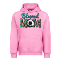 Fuchsia Pink western blessed mom with soccer Urban Hoodie - texasbilliewilder