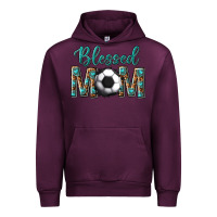 Mauve Wine western blessed mom with soccer Urban Hoodie - texasbilliewilder