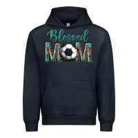 Navy western blessed mom with soccer Urban Hoodie - texasbilliewilder