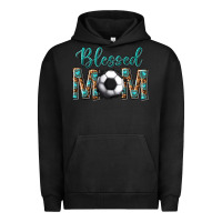 Pigment Black western blessed mom with soccer Urban Hoodie - texasbilliewilder