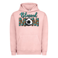 Pigment Salmon western blessed mom with soccer Urban Hoodie - texasbilliewilder