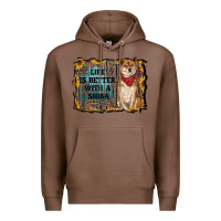 Chestnut life is better with a shiba Premium Hoodie - RanaPortraitStore
