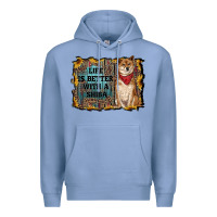 Life Is Better With A Shiba Premium Hoodie | Teevron