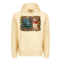 Pina Colada life is better with a shiba Premium Hoodie - RanaPortraitStore