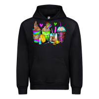 Black nail art coffee cups Urban Hoodie - Zillion Design Studio