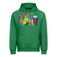 Emerald nail art coffee cups Urban Hoodie - Zillion Design Studio