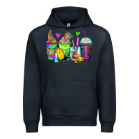 Navy nail art coffee cups Urban Hoodie - Zillion Design Studio