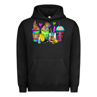 Pigment Black nail art coffee cups Urban Hoodie - Zillion Design Studio