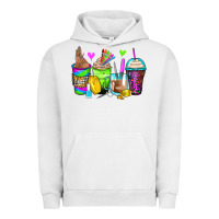 Pigment Lunar Rock nail art coffee cups Urban Hoodie - Zillion Design Studio