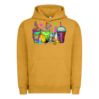 Pigment Peanut Butter nail art coffee cups Urban Hoodie - Zillion Design Studio