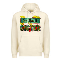 Sandshell softball sister with leopard Premium Hoodie - Zillion Design Studio