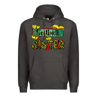 Smoke softball sister with leopard Premium Hoodie - Zillion Design Studio