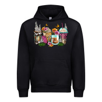 Floral Coffee Cups Urban Hoodie | Teevron