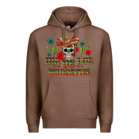 Chestnut dia de los muertos Premium Hoodie - texasbilliewilder
