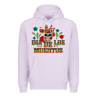 Lilac dia de los muertos Premium Hoodie - texasbilliewilder