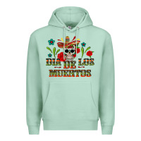 Seafoam dia de los muertos Premium Hoodie - texasbilliewilder