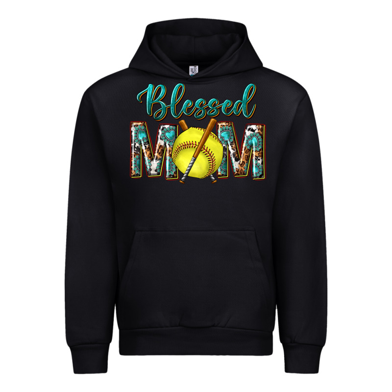 Western Blessed Mom With Softball Urban Hoodie by texasbilliewilder | Teevron