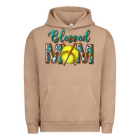 Pigment Burro western blessed mom with softball Urban Hoodie - texasbilliewilder