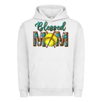 Pigment Lunar Rock western blessed mom with softball Urban Hoodie - texasbilliewilder