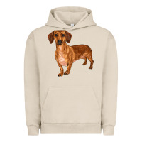 Pigment French Oak dachshund Urban Hoodie - RanaPortraitStore