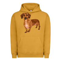 Pigment Peanut Butter dachshund Urban Hoodie - RanaPortraitStore