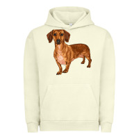 Pigment Pistachio dachshund Urban Hoodie - RanaPortraitStore